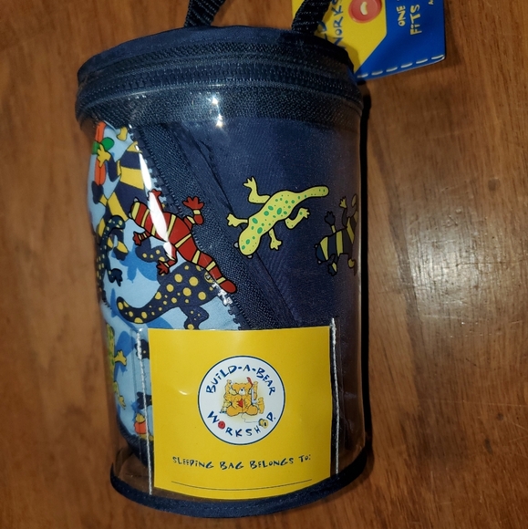 Build-A-Bear Blue Sleeping Bag With Case - Picture 3 of 7